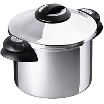 Kuhn Rikon 3915 Dampfkochtopf – Duromatic Top, 4 L, Induktion, Silber‑Edelstahl