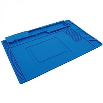 Mcpower Tappetino Per Saldatura ESD In Silicone LM-16, Misura 45 X 30 Cm, Resistente Al Calore, Antistatico