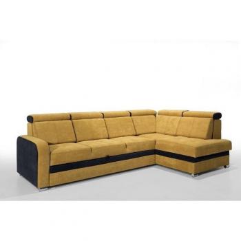 Canapé d'angle avec couchage Robin Inspire GLEN jaune