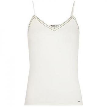 Débardeur Blanc Femme Morgan Biks