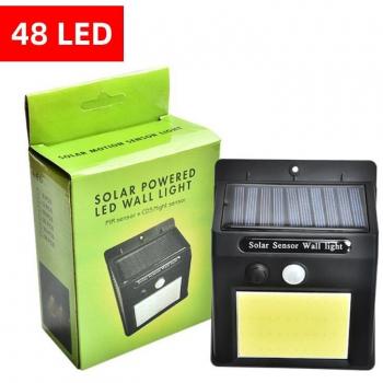 LED Solar Wandlamp 48 W met PIR Motion Sensor – IP65 Tuin & Yard