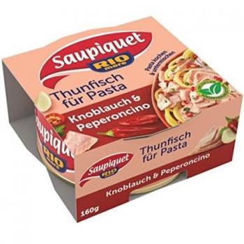 Italienischer Thunfisch für Pasta mit Knoblauch und Peperoncino