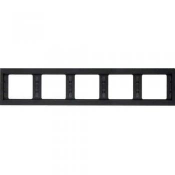 Hager K1 5-fach Rahmen anthrazit