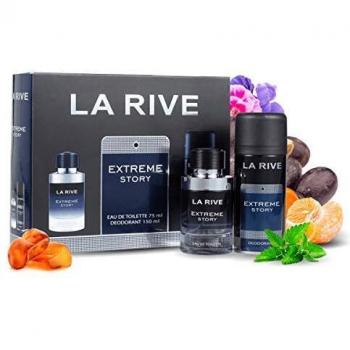La Rive for Men Extreme Story Geschenkset EDT 75 ml + Deo Spray 150 ml