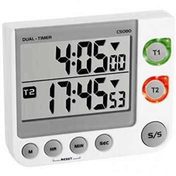 TFA-Dostmann 38.2025 Küchen-Timer Digitaler Küchentimer Weiß (38.2025)