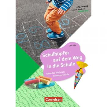 Schulhüpfer auf dem Weg in die Schule