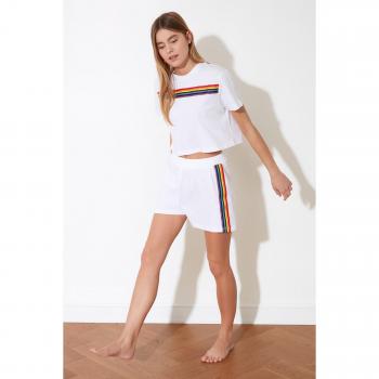 Ensemble de nuit tricoté avec détail de ruban
