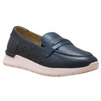 Pédiconfort Cut-Inlay Leather Loafers