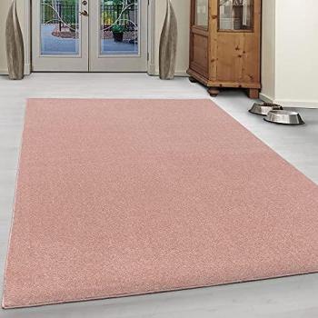 Ayyildiz Teppiche Teppich »ATA«, rechteckig, 10 mm Höhe, Kurzflor, uni, große Farbauswahl, robust, auch als Läufer und in rund