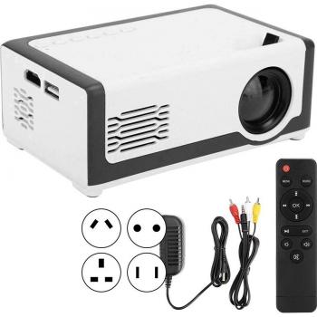 Proyector portátil LED HD 1080P, conexiones HDMI, USB, AV, cine en casa 100-240V