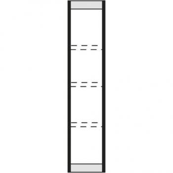 Progress 2000 Endseite Regal 1900x500mm für Büros
