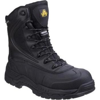 Stivali Hi‑Leg Amblers AS440, Sicurezza Nera, Impermeabili, 11 UK