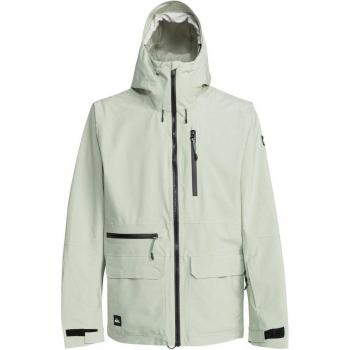 Quiksilver Quest Lightweight 20K Jacket, Light Grey, Small