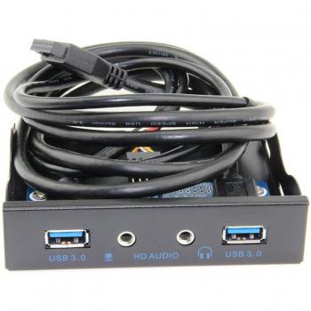 USB 3.0 Dual Port Multifunction Hub with Microphone Input
