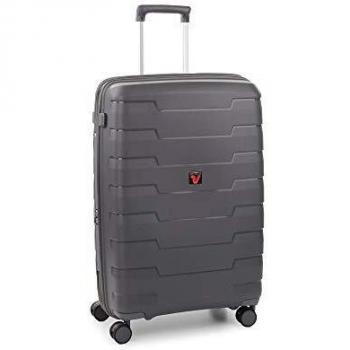 Roncato Skyline Erweiterbarer Hartschalen-Trolley Mittelgroß 70 cm Anthrazit