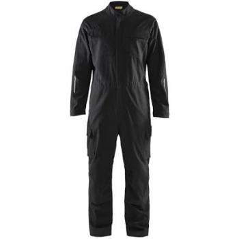 Combinaison de travail noire stretch 6166