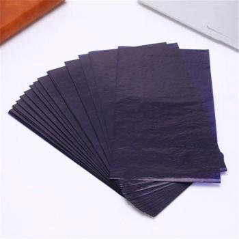 Papier pour pochoir transfert carbone bleu 275, double face