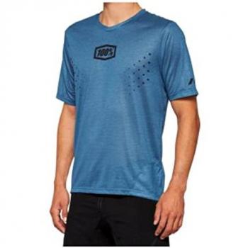 100% Maglia Airmatic Mesh Slate Blue a maniche corte