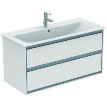 Façade de tiroir modulable Connect Air 1000 mm, chêne & blanc mat – Meuble sous‑vasque Ideal Standard