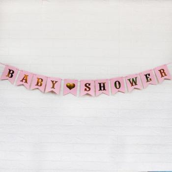 Banderole en papier pour Baby Shower