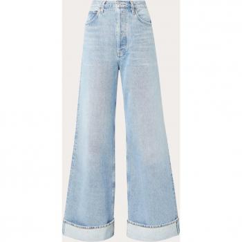 Jean Femme AGOLDE Bleu Taille Haute – Ample – US 29