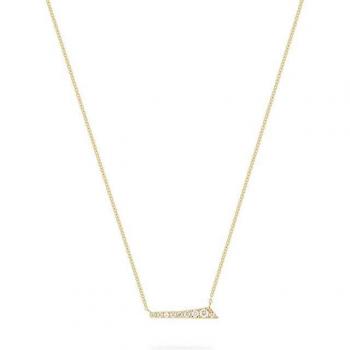 CHRIST Collier 9 Diamanten in Gelbgold, 375 er, Modell 88501179