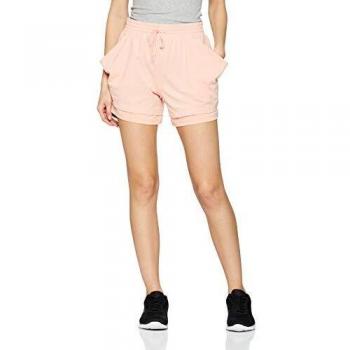 PUMA Shorts Mujer Suaves Drapey, Rosa (Peach Bud Heather), XS