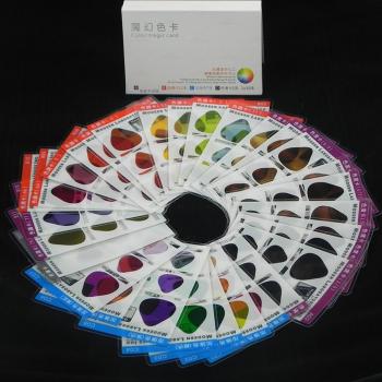 Palette de pigments capillaires