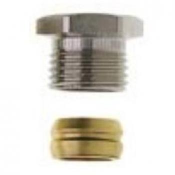 Raccord à compression Heimeier 2201 Rp 3/8, Ø 12mm, laiton nickelé