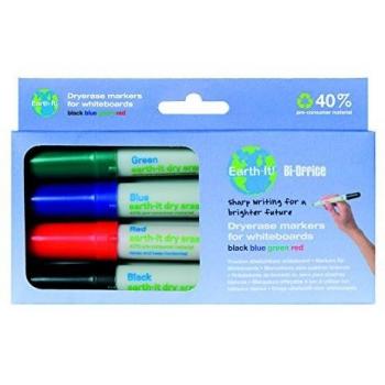 Marqueurs Écologiques pour Tableau Blanc Bi-Office