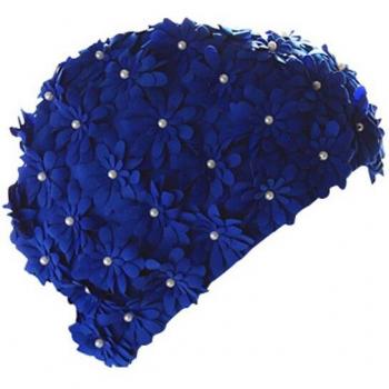 Colorful Ear Protection Swim Cap for Women