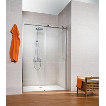 Porte de douche en verre 8 mm, Schulte coulissante 120 x 200 cm