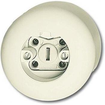 Busch-Jaeger wandcontactdoos opbouw rond 25A Perilex wit