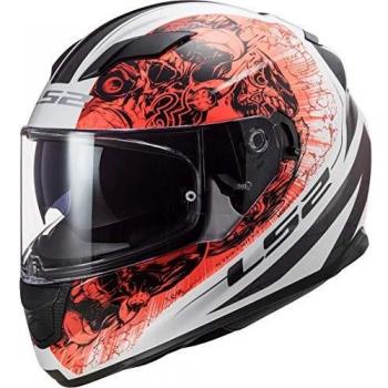 Casco LS2 FF320 Stream Evo Throne 2XL Bianco Arancione