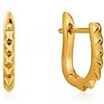 Pendientes Ania Haie mujer E025-07G 1 cm