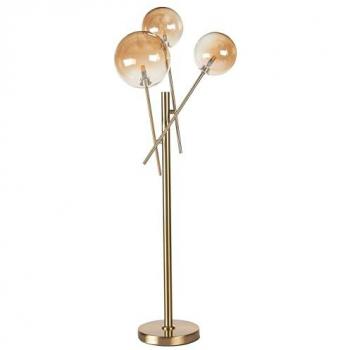 Lámpara de mesa de diseño dorado Tamesi