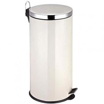 Premier Housewares 30 L Slim Cream Pedal Bin