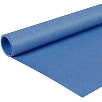 Papier Kraft Vergé Bleu 10x0,70m Clairefontaine
