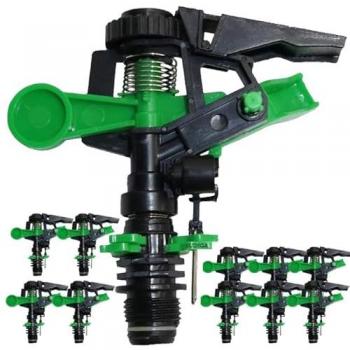SUINGA Landwirtschafts-Sektorbewässerungssprinkler 1/2'' mit 10 Einheiten, Reichweite bis zu 12m