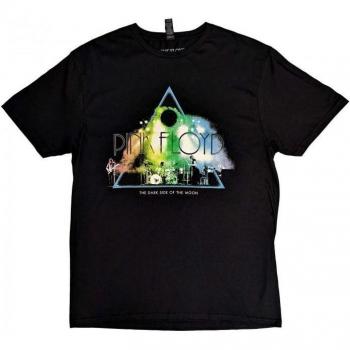 Camiseta de Algodón Negra Pink Floyd Live