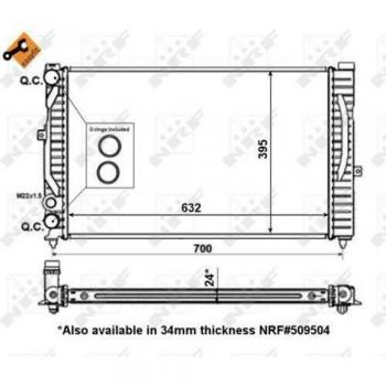 Motor radiator EASY FIT koeling NRF 56127