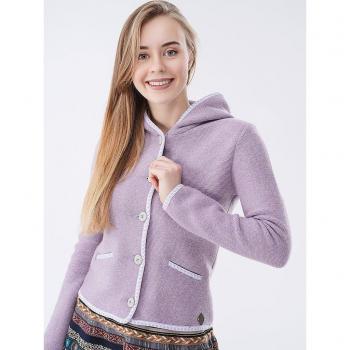 STAPF Damen Trachtenstrickjacke Malwine Lila Größe L