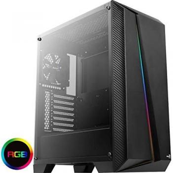 Aerocool Cylon Pro-G V2 RGB Middle Tower Case Temperato Vetro Nero