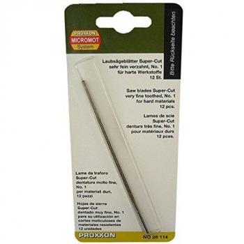 Hoja Dental Proxxon 2228114 – 12 piezas finas en negro