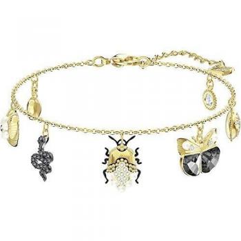 Swarovski Bracciale Dorato con Link Donna