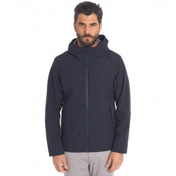 Giacca blu Save The Duck con cappuccio Jari