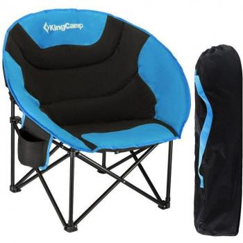 KINGCAMP Outdoor Klappstuhl MoonChair L, faltbar, blau