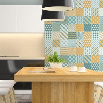 Revestimiento Pared Broder 30 Vinilos 20x20 cm
