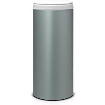 Cubo de Basura 30 L FlipBin 106880 – Color Gris con Toque Menta
