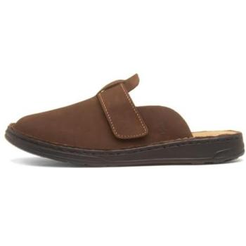 Hush Puppies Edward Herren Mules aus braunem Leder